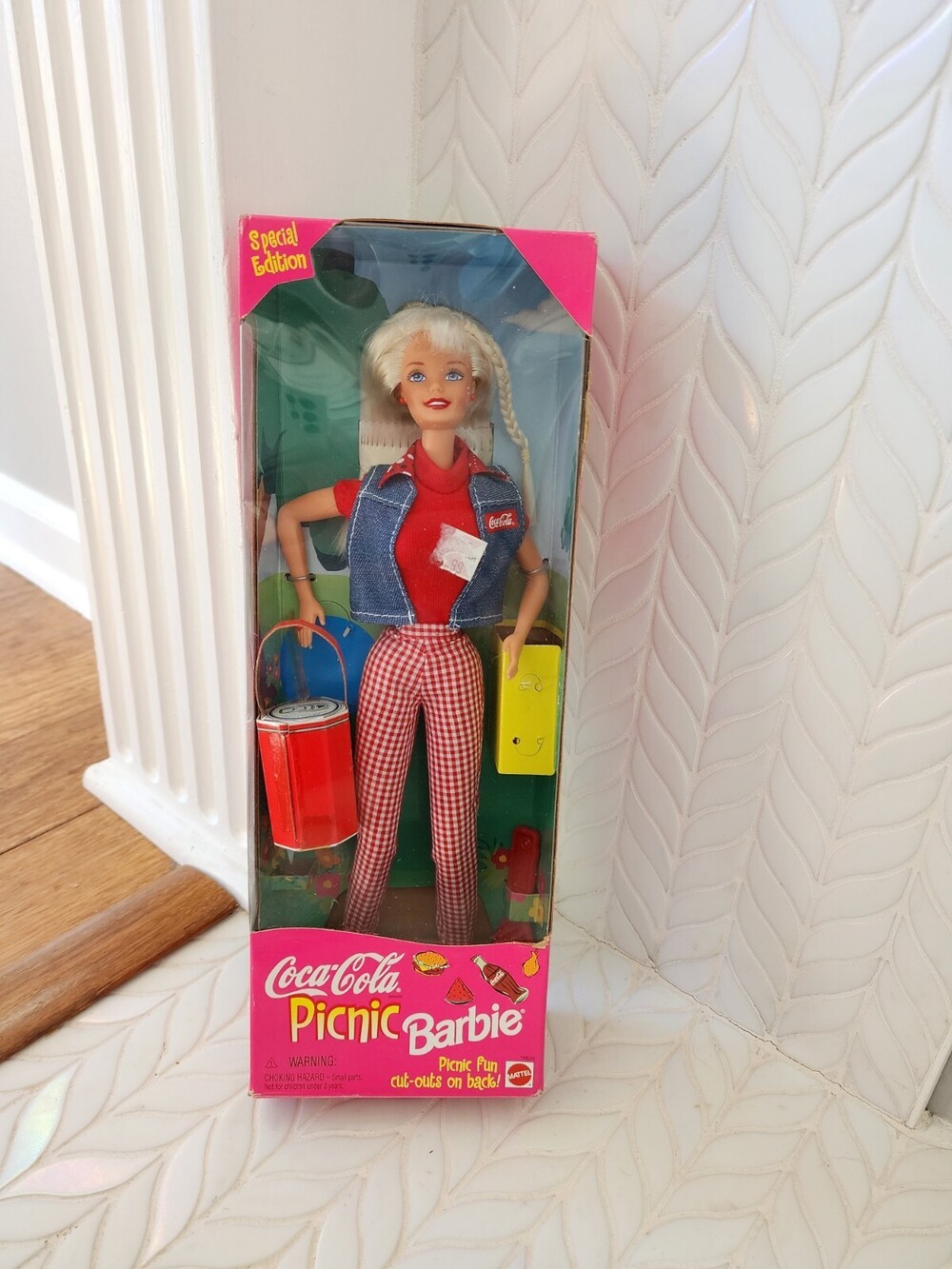 Mattel COCA-COLA Picnic Barbie Special Edition Doll 1997 New In Box 1997 Vintage